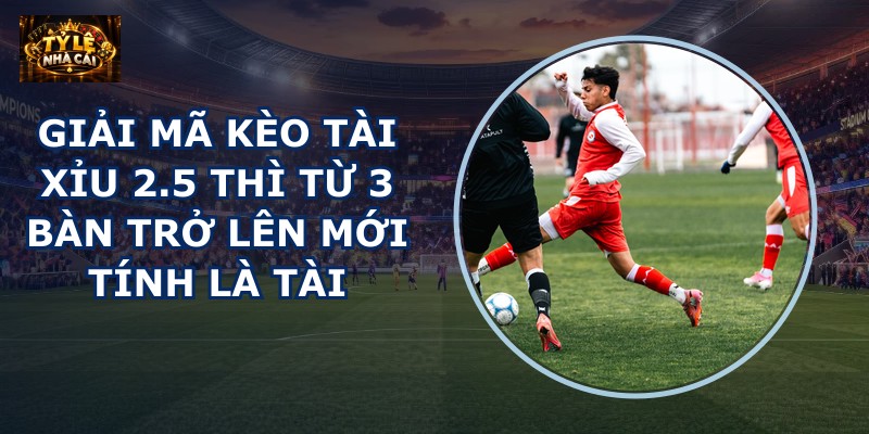 Giải mã kèo tài xỉu 2.5