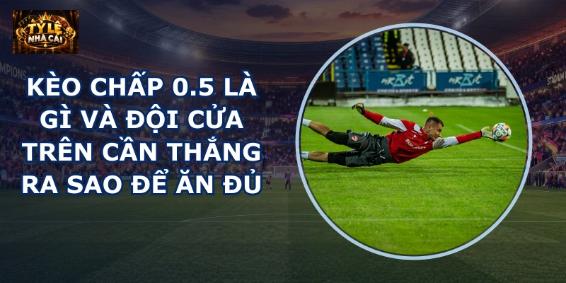 Kèo chấp 0.5 là gì