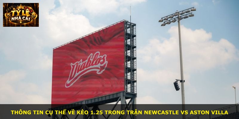 Thông tin cụ thể về kèo 1.25 trong trận Newcastle vs Aston Villa